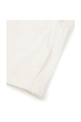 (BASE) CROP DOUBLE FLAP TRUCKER (WHITE)