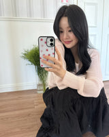 loveberry glass bumper case (pink)