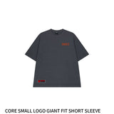 コアスモールロゴジャイアントフィットショートスリーブ Charcoal