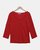 Bejeun Roll-Up 7-Sleeve T-Shirt