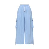 LARGIO CARGO WIDE SWEAT PANTS (3COLOR)