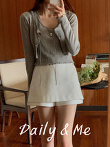 mini skirt pants(2color)