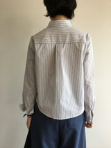 Mark Stripe Shirt (3color)