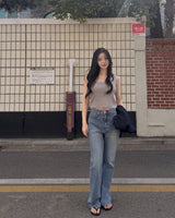 ブーツカットデニムパンツ