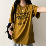 リブレタリングボクシーフィット半袖Tシャツ