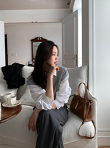 Jennie Slim Ribbed Mock Neck Knit / 4 colors