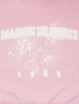 Women's Leith Embossed cropped sweatshirt pink (FCF1TS204W)