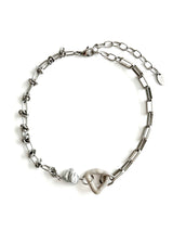 パール2チェーンネックレス/pearl two chain necklace