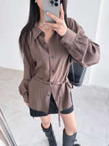 layer buckle skirt pants (2color)