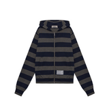 saros stripe zip-up - Navy(1)