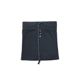 Button Point Top - Charcoal