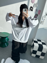 オーバーワイドカーゴトレーニングパンツ🖤❤🩶🤍 - 4 カラーズ