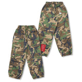 Cargo Twill Wide Jogger Pants Camouflage