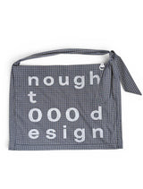 000Design Check Tie Bag / C Navy
