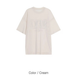 [Unisex]ベルベットメッシュハーフTシャツ(4color)