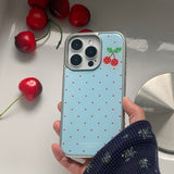 DOT CHERRY SILVER EPOXY CASE 