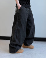 カルテルバックプリンティングデニムパンツ