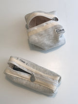 Clam ラウンドペンケース _ オートミールグレー
