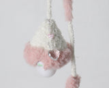 fluffy pink cozy light