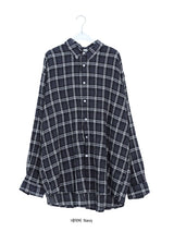[unisex] デリス ヴィンテージ チェック ロングスリーブシャツ