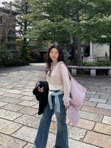 [MADE] Rules Button Henley Neck Knit