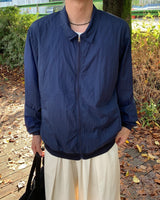 Seersucker Zip-up Jacket