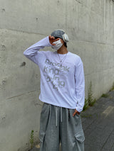 Brake Lettering Long Sleeve T-shirt 3C