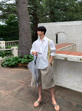 stow Pintuck Balloon Fit Banding Shorts