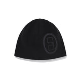 Stitched hairy beanie / Black