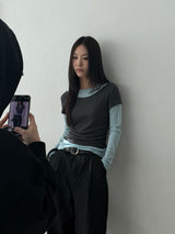 Tencel layered long sleeves(4color)