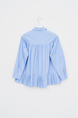 (W) Blues Pleats Shirt (3color)