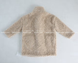 Half fur coat of soft tteokbokki
