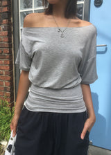OFF SOULDER HALF TEE