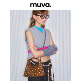 muva. ポルカドット ミニ ライスボールバッグ