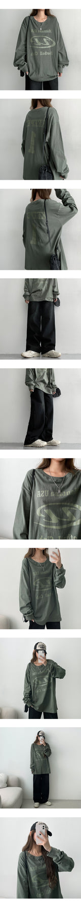 Tardin Bag Printed Long Sleeve Tee (3 colors)