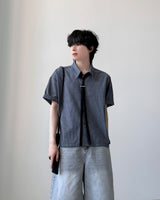 Offer Striped Crop Shirt
