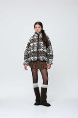 NORDEN FLEECE JACKET / BROWN