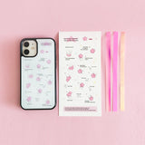 Let's make a star phone case pink