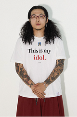 This is my idol's short-sleeved T-shirt made of Sorona cool touch ice skin.