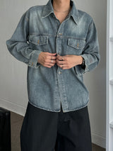 OW Washed Pocket Denim Shirt (2C)