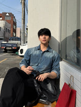 Vine two pocket denim shirt