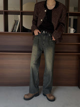 ASCLO Vintage Oil Denim Pants