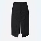 Double Edge Skirt (BLACK)