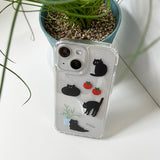 mew cat gel hard case