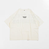 Hierarchy Studios - White Wide Logo Oversized T-shirt