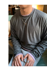 ベーシック長袖Tシャツ