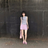 bamboo pink buckle bag