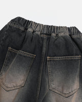 Blon brown teen balloon denim