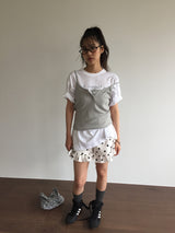 ミニカーオーバーフィットTシャツ (2color)