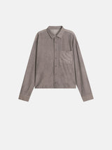 Dek stripe cropped shirt